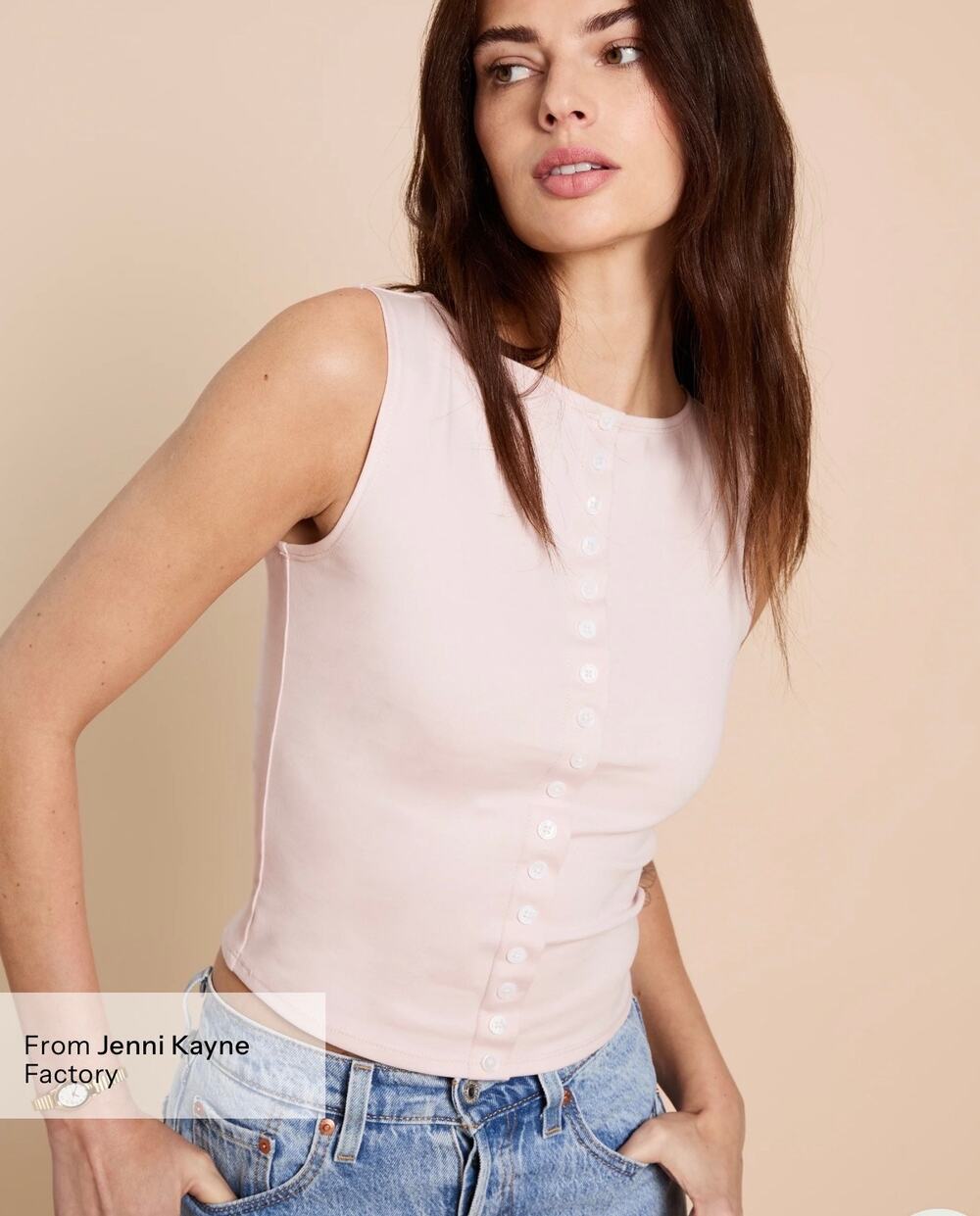 New few moda O.P.T Greer pink top $97 sz M